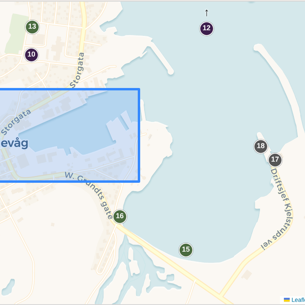 Berlevåg turistkart